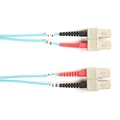 Connect OM3 50-Micron Multimode Fiber Optic Patch Cable Aqua
