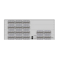 KVM Matrix Switch - 128-Port, Fiber, 3G, 4RU