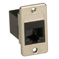 CAT6 Panel-Mount Feed-Through Coupler